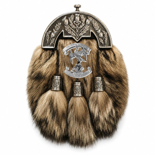 Scottish Clan Cian Crest Badge Dress Fur Sporran