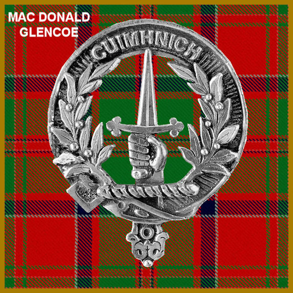 MacDonald (Glencoe) Scottish Clan Crest Badge Dress Fur Sporran