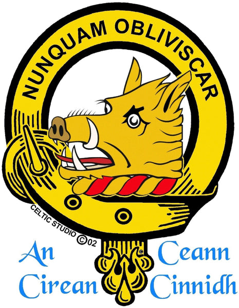 MacIver Scottish Clan Crest Badge Dress Fur Sporran