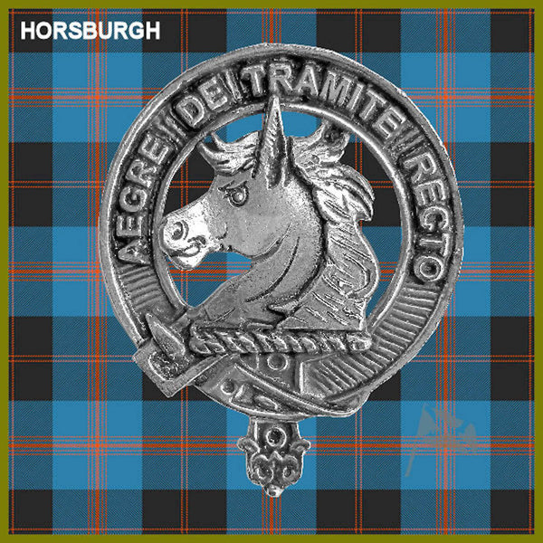 Horsburgh Scottish Clan Crest Badge Dress Fur Sporran