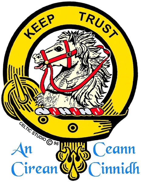 Hepburn Scottish Clan Crest Badge Dress Fur Sporran
