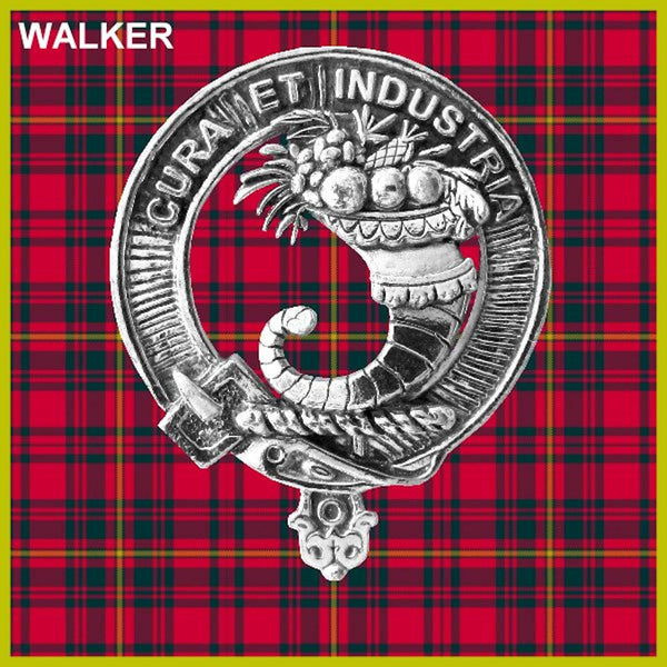 Walker Scottish Clan Crest Badge Dress Fur Sporran
