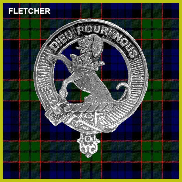 Fletcher (Hound) Scottish Clan Crest Badge Dress Fur Sporran