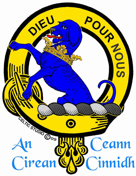 Fletcher (Hound) Scottish Clan Crest Badge Dress Fur Sporran