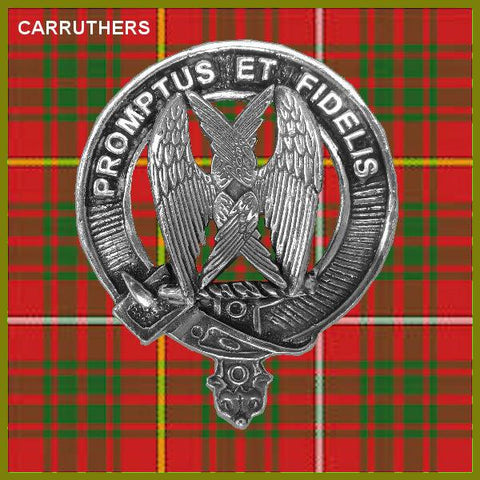 Carruthers Society Clan Crest Scottish Cap Badge CB02 - Celtic Studio