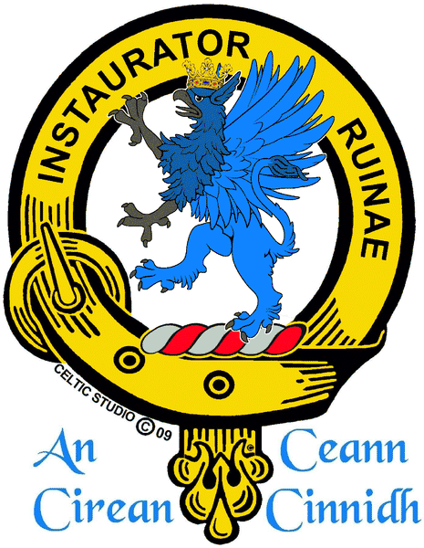 Forsyth Clan Crest Kilt Pin, Scottish Pin ~ CKP02 - Celtic Studio