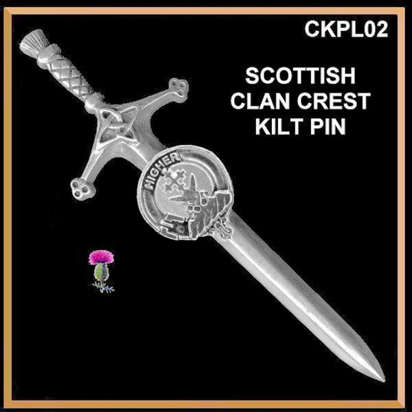 Galloway Clan Crest Kilt Pin, Scottish Pin ~ CKP02 - Celtic Studio