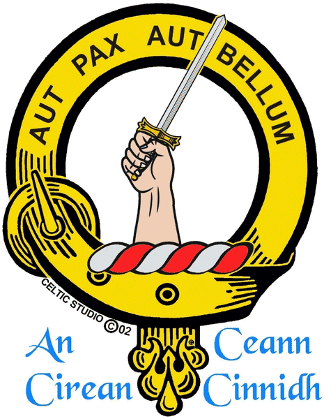 Gunn Clan Crest Kilt Pin, Scottish Pin ~ CKP02