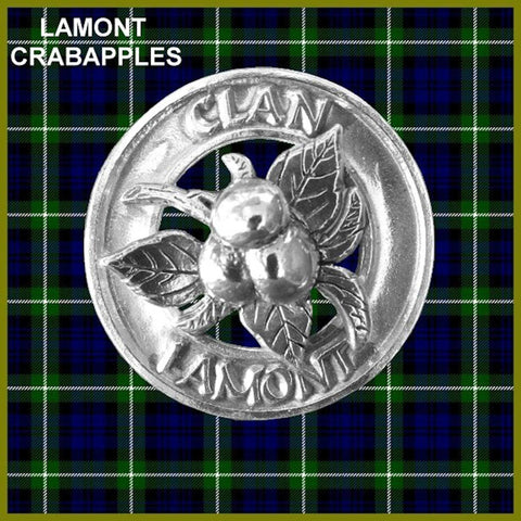 Lamont Crabapple Clan Crest Scottish Cap Badge CB02 - Celtic Studio