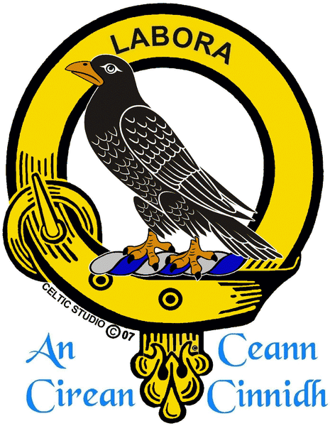 MacKie Clan Crest Kilt Pin, Scottish Pin ~ CKP02