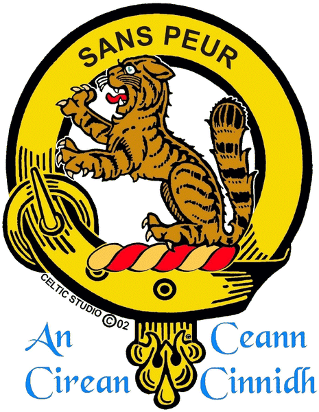 Sutherland Clan Crest Kilt Pin, Scottish Pin ~ CKP02