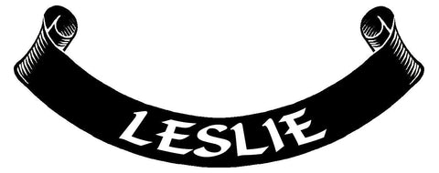 Leslie Clan Name Scroll - Sterling Silver - Celtic Studio