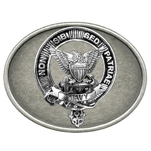 United States Navy Clan Crest Regular Buckle - Celtic Studio