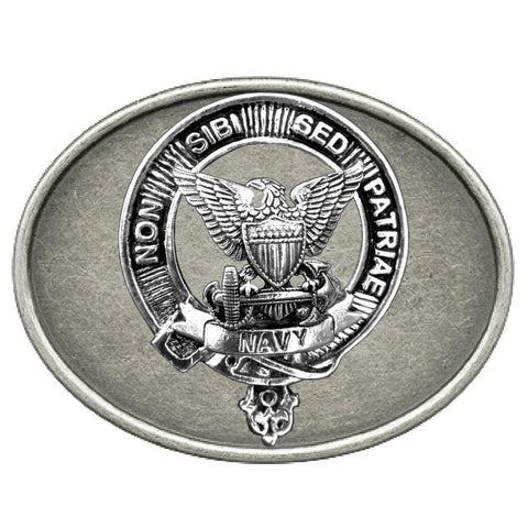 United States Navy Clan Crest Regular Buckle - Celtic Studio