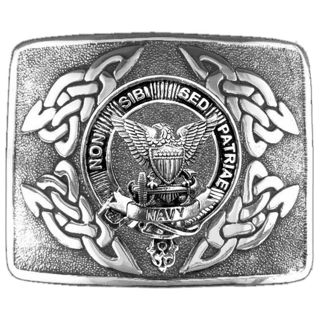 United States Navy Interlace Kilt Buckle