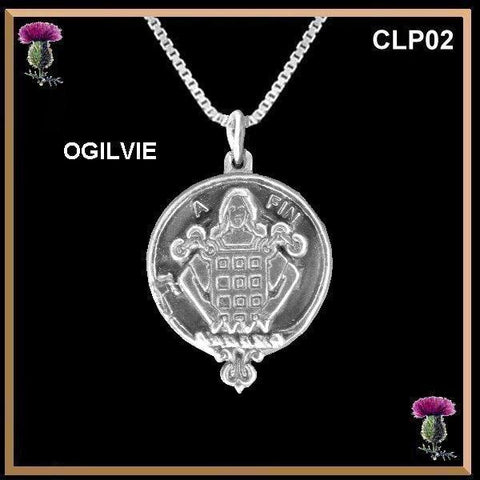Ogilvie  Clan Crest Scottish Pendant CLP02