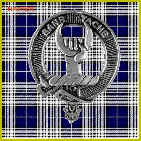 Napier Clan Crest Scottish Cap Badge CB02