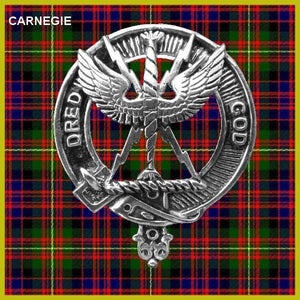Carnegie Clan Crest Scottish Cap Badge CB02