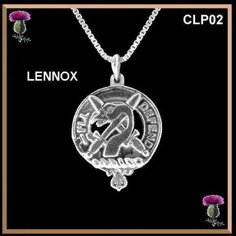 Lennox Clan Crest Scottish Pendant  CLP02