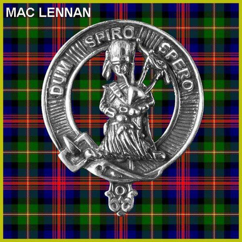 MacLennan Clan Crest Scottish Cap Badge CB02