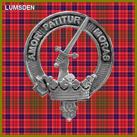 Lumsden Clan Crest Scottish Cap Badge CB02
