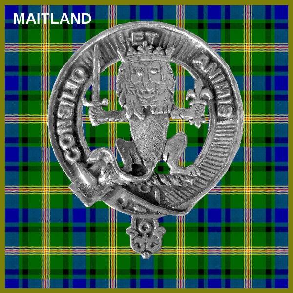 Maitland Clan Crest Scottish Cap Badge CB02