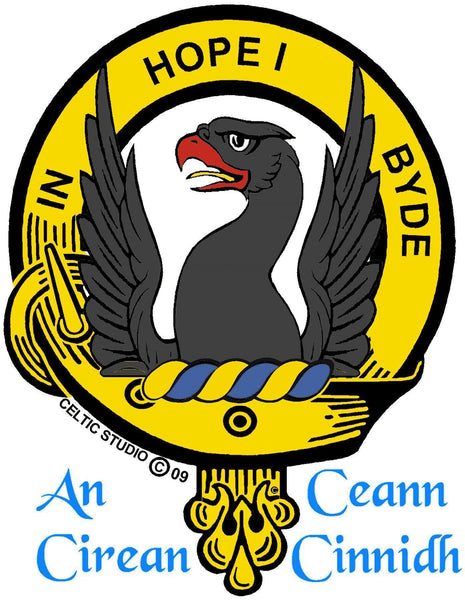 MacIain Clan Crest Kilt Pin, Scottish Pin ~ CKP02