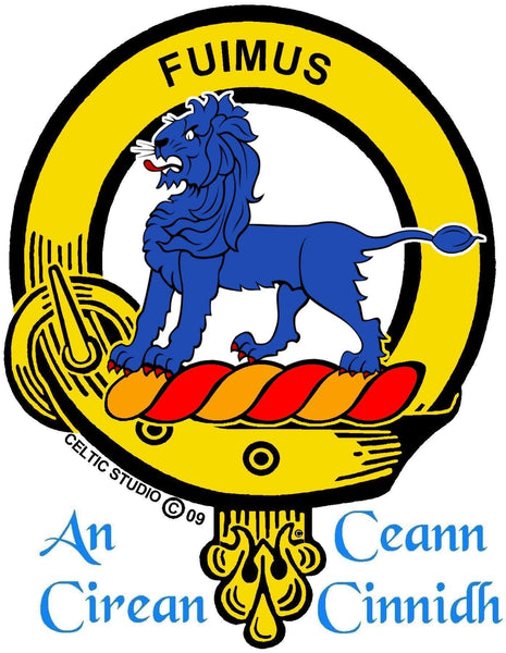 Bruce Clan Crest Scottish Cap Badge CB02