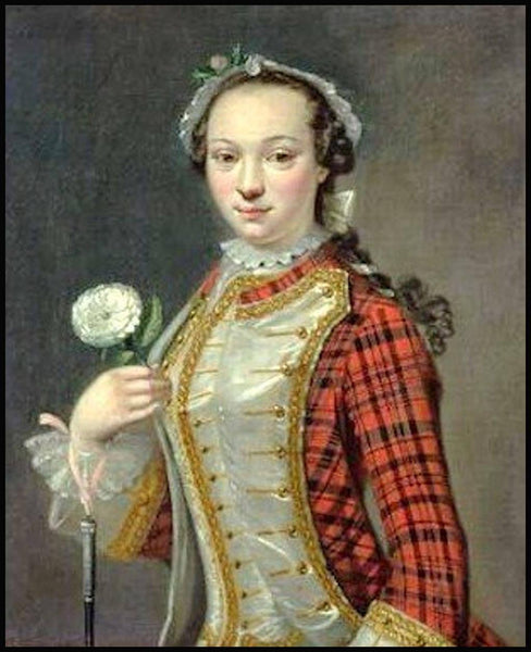 Jacobite White Rose Small Kilt Pin , Scottish