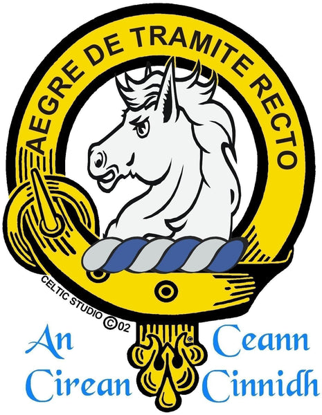 Horsburgh Clan Crest Scottish Cap Badge CB02