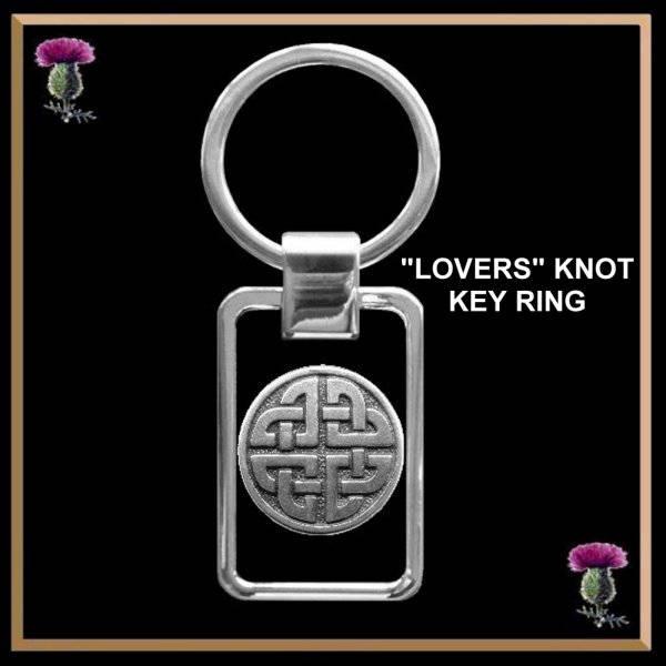 Lovers Knot Stainless Steel Key Ring