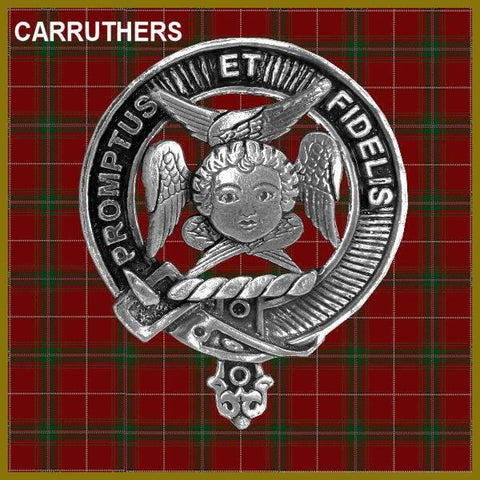Carruthers Clan Crest Scottish Cap Badge CB02