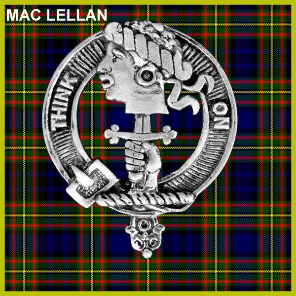 MacLellan Clan Crest Scottish Cap Badge CB02