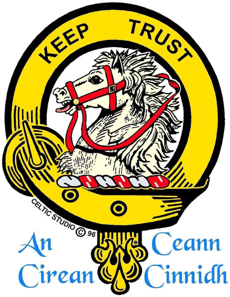 Hepburn Clan Crest Sgian Dubh, Scottish Knife