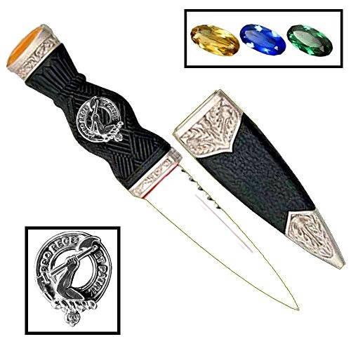 Cooper Clan Crest Sgian Dubh, Scottish Knife