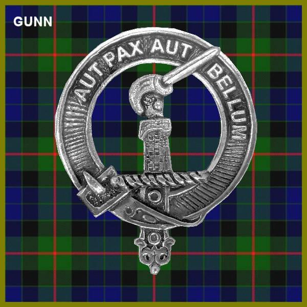 Gunn (New) Clan Crest Scottish Cap Badge CB02