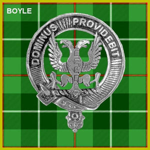 Boyle Clan Crest Scottish Cap Badge CB02
