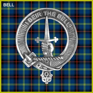 Bell Clan Crest Scottish Cap Badge CB02