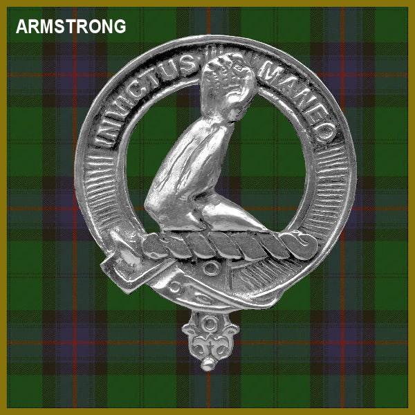 Armstrong Clan Crest Badge Skye Decanter