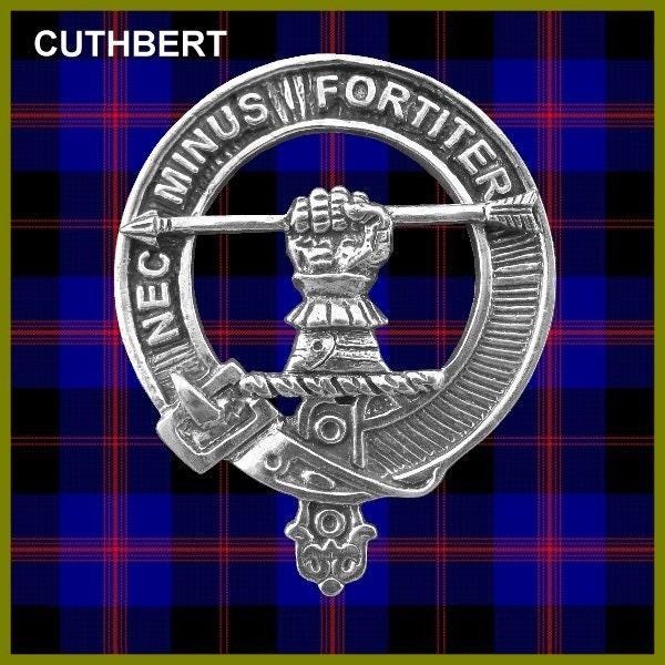 Cuthbert Clan Crest Badge Skye Decanter