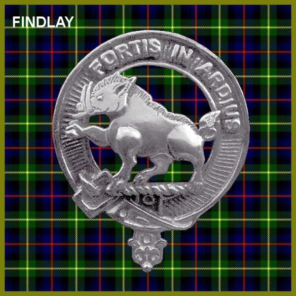 Finlay Clan Crest Badge Skye Decanter