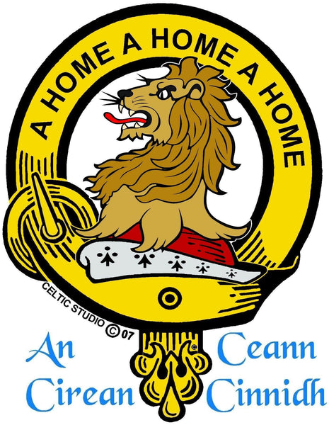 Home Clan Crest Badge Skye Decanter