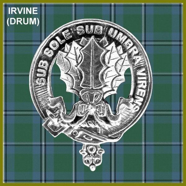 Irvine (Drum) Clan Crest Badge Skye Decanter