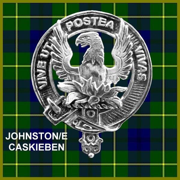 Johnston (Caskieben) Clan Crest Badge Skye Decanter