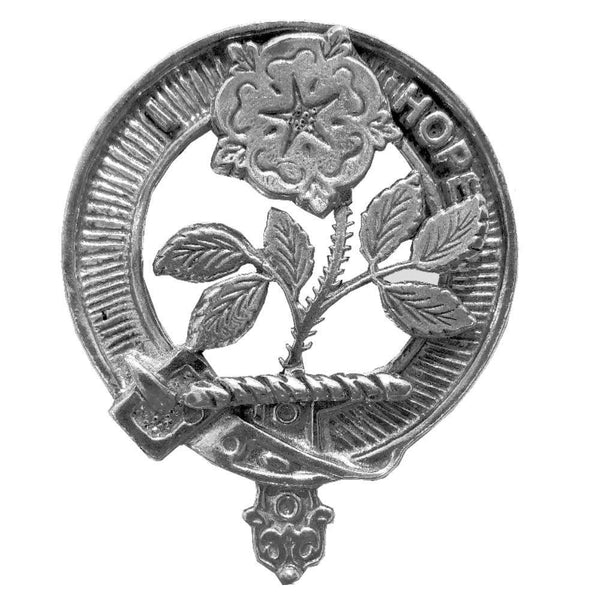 Learmont Clan Crest Badge Skye Decanter