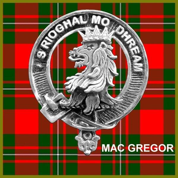 MacGregor Clan Crest Badge Skye Decanter