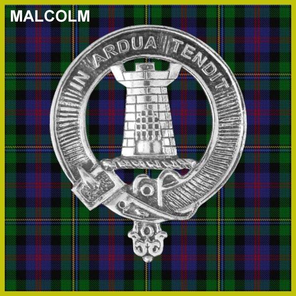 Malcolm Clan Crest Badge Skye Decanter