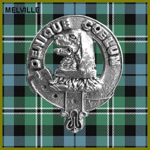 Melville Clan Crest Badge Skye Decanter