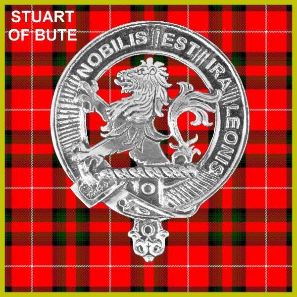 Stuart Clan Crest Badge Skye Decanter