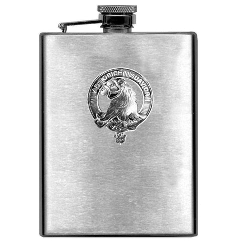 Galbraith 8oz Clan Crest Scottish Badge Flask
